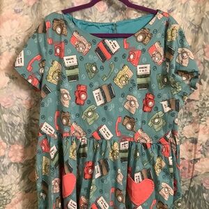 Lindy Bop print dress